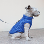 Kép 4/4 - Vízálló, szőrmentes kutyakabát, kék, XS-es