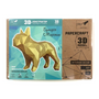 Kép 8/10 - 3D Francia bulldog papírszobor készítő készlet, arany