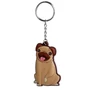 Kép 3/4 - Boldog mopsz kulcstartó, PVC