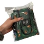 Kép 6/6 - Kisállat hordozó állítható pántokkal lépcsőhöz, kutyaemelő hám, dzsungel mintás, M