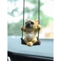 Kép 1/3 - Autóba akasztható 3D francia bulldog szobor dísz