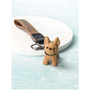 Kép 1/3 - Barna francia bulldog kulcstartó