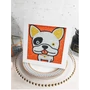 Kép 1/3 - BASIC Gyerek Gyémántfestő szett, francia bulldog, 15x15 cm, keret nélkül
