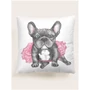 Kép 1/5 - Tündéri francia bulldog párna, 45 x 45 cm