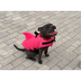 Kép 5/6 - Cápauszonyos mentőmellény kutyák számára L-es (20-28 kg), rózsaszín