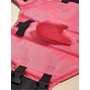 Kép 3/6 - Cápauszonyos mentőmellény kutyák számára L-es (20-28 kg), rózsaszín