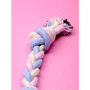 Kép 3/3 - Pasztell rózsaszín rágó kötél, 30 cm