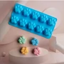 Kép 1/3 - Szilikon csokoládé készítő forma, mancs mintás, kék