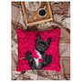 Kép 1/3 - Szerelmes bulldog párna, 45 x 45 cm