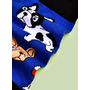 Kép 3/3 - Francia bulldog mintás zokni, 39-42, kék