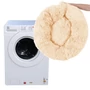 Kép 4/9 - Krémszínű extrapuha, szőrös kisállatfekhely - 70 cm