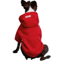 Kép 4/7 - Kapucnis kutyapulcsi, piros, XL-es (francia bulldog méret)