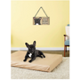 Kép 1/4 - &quot;Egy ház nem otthon francia bulldog nélkül&quot; dekor fali tábla, fekete