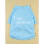Kép 2/5 - "I am perfect" kutyaruha, kék, XL-es