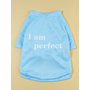 Kép 2/5 - "I am perfect" poliészter kutyaruha, kék, XL-es