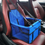 Kép 2/4 - Összecsukható biztonsági kutyaülés autóba, kisállat hordozó, kék