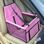 Kép 4/4 - Összecsukható biztonsági kutyaülés autóba, kisállat hordozó, rózsaszín